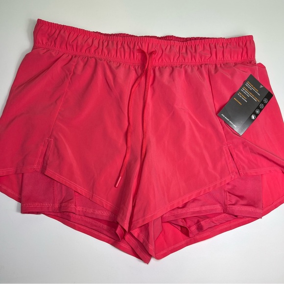 Avia Women's Bright Pink Athletic Shorts size L NWT - Picture 1 of 5
